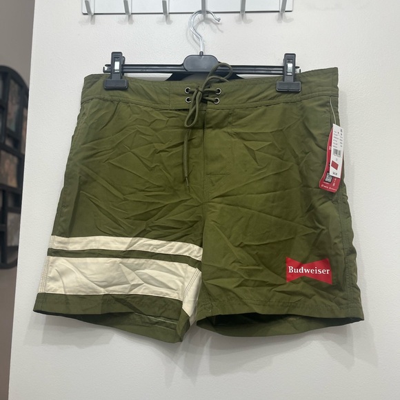 Budweiser Other - NWT Budweiser Pacsun Green Swim Shorts Sz 32 MSRP: $45